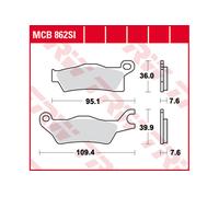 TRW Lucas Offroad MCB862SI Plaquettes de frein frittées