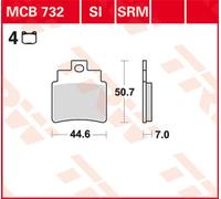 TRW Lucas Plaquette de frein MCB732