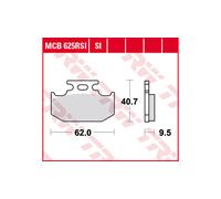 TRW Lucas Sinter Offroad MCB625SI Plaquette de frein