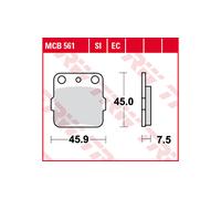 TRW Lucas TRW Lucas MCB561SI Sinter Offroad Plaquette de frein