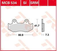 Jeu de plaquettes de frein TRW MCB534