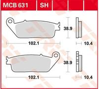 TRW Jeu de plaquettes de frein MCB631LF