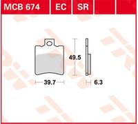 TRW MCB674EC Plaquettes de frein