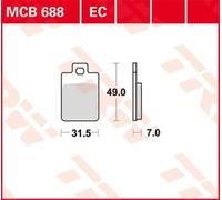 TRW MCB688EC Plaquettes de frein