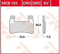 Jeu de plaquettes de frein TRW MCB703