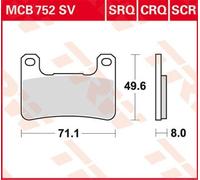 TRW MCB752SRQ Plaquettes de frein