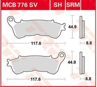 Jeu de plaquettes de frein TRW MCB776