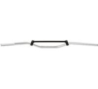 TRW Guidon Offroad Low Aprilia MX 125 07 Tracker Argenté 22 mm