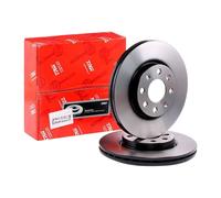 TRW Paire Disque Frein Avant Adapté pour Fiat Punto, Grande Punto Opel Corsa