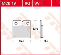 TRW Plaquette de frein Trw Organ. Mcb 19