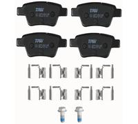 TRW Plaquettes de frein Arrière convient pour PEUGEOT 207 3/5 portes (WA, WC)