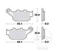 Jeu de plaquettes de frein TRW MCB841SH