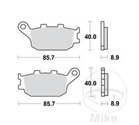 TRW Plaquettes de frein arrière frittées ALTN: 7329147