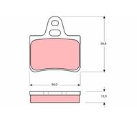 TRW Plaquettes de frein Arrière pour CITROËN GS Schrägheck GS Break Plaquettes
