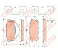 TRW Plaquettes de frein Arrière pour JEEP COMPASS (MK49) pour DODGE AVENGER
