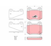 TRW Plaquettes de frein Arrière pour NISSAN 350 Z (Z33) pour SUBARU BRZ Coupe