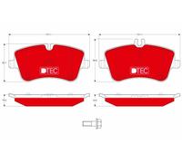 TRW Plaquettes de frein Avant convient pour MERCEDES-BENZ Classe C Berline