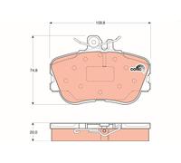 TRW Plaquettes de frein Avant convient pour MERCEDES-BENZ Classe C Break (S202)