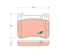 TRW Plaquettes de frein Avant convient pour MERCEDES-BENZ CLK Coupé (C209)