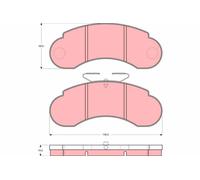 TRW Plaquettes de frein Avant convient pour MERCEDES-BENZ MB 100 Bus (W631)