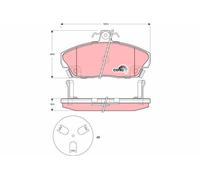 TRW Plaquettes de frein Avant pour HONDA CIVIC VII Hatchback (EU, EP, EV)