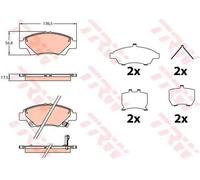 TRW Plaquettes de frein Avant pour HONDA JAZZ IV (GK) Plaquettes de freins