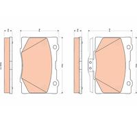 TRW Plaquettes de frein Avant pour HONDA LEGEND IV (KB) Plaquettes de freins