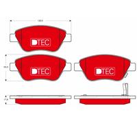 TRW Plaquettes de frein Avant pour OPEL Corsa D 3/5 portes (S07) Adam (M13)
