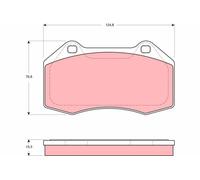 TRW Plaquettes de frein Avant pour RENAULT Clio III Schrägheck (BR0/1, CR0/1)