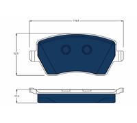 TRW Plaquettes de frein Avant pour RENAULT Zoe (BFM) Plaquettes de freins