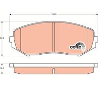 TRW Plaquettes de frein Avant pour SUZUKI Grand Vitara II SUV (JT, TE, TD)