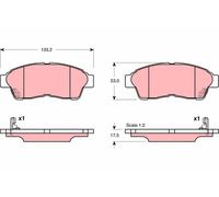 TRW Plaquettes de frein Avant pour TOYOTA RAV 4 I (SXA1) CELICA (ST20, AT20)