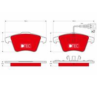 TRW Plaquettes de frein Avant pour VW Touareg I (7LA, 7L6, 7L7) Plaquettes de