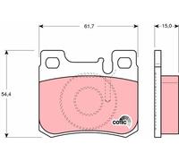 TRW Plaquettes de frein convient pour MERCEDES-BENZ E-Klasse Limousine (W124)