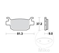 Plaquettes de frein LUCAS TRW MCB806SRM