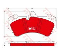 TRW Plaquettes De Frein GDB1547DTE Pour Porsche Cayenne 955
