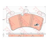 TRW Plaquettes De Frein GDB1548 Pour Porsche Cayenne 955