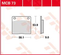TRW Plaquettes De Frein MCB 073