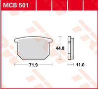 TRW Plaquettes De Frein MCB 501