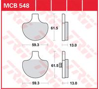 TRW Plaquettes De Frein MCB 548