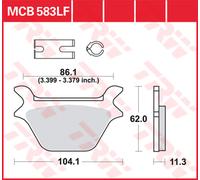 TRW Plaquettes De Frein MCB 583