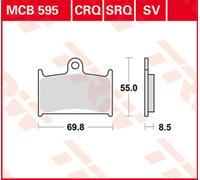 TRW Plaquettes De Frein MCB 595
