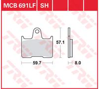 TRW Plaquettes De Frein MCB 691
