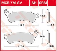 TRW Plaquettes De Frein MCB 776