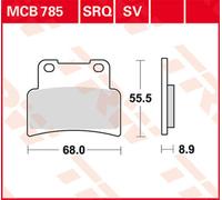 TRW Plaquettes De Frein MCB 785
