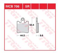 TRW Plaquettes De Frein Metal Fritté avec ABE