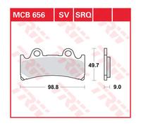 TRW Plaquettes De Frein Metal Fritté avec ABE