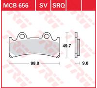 TRW Plaquettes De Frein Metal Fritté MCB 656 SV - LUCAS