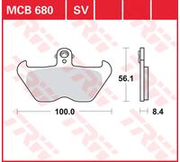 TRW Plaquettes De Frein Metal Fritté MCB 680 SV - LUCAS