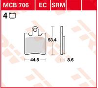 TRW Plaquettes De Frein Metal Fritté MCB 706 SV -